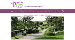 Desktop Screenshot of feriendorf-tieringen.de